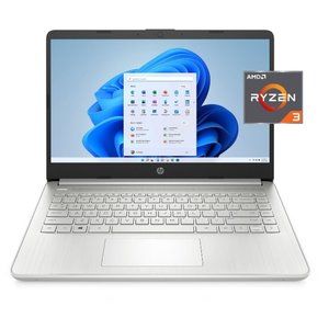 NIB! HP 14" Screen FHD Laptop Computer AMD Ryzen 3-3250, 4GB RAM, Silver Windows